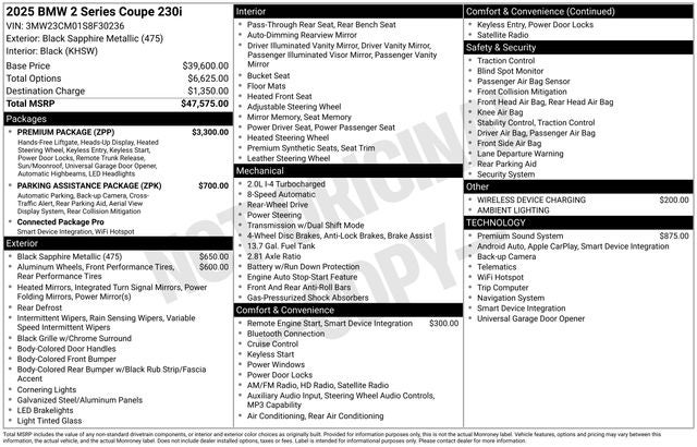 2025 BMW 2 Series 230i