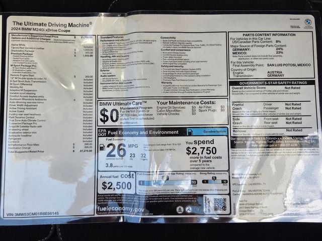 2024 BMW 2 Series M240i