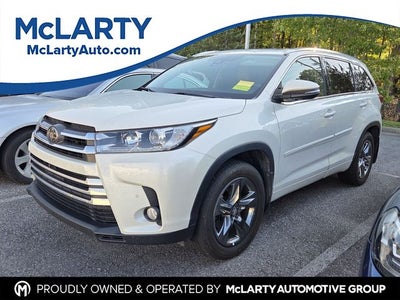 2018 Toyota Highlander Limited Platinum