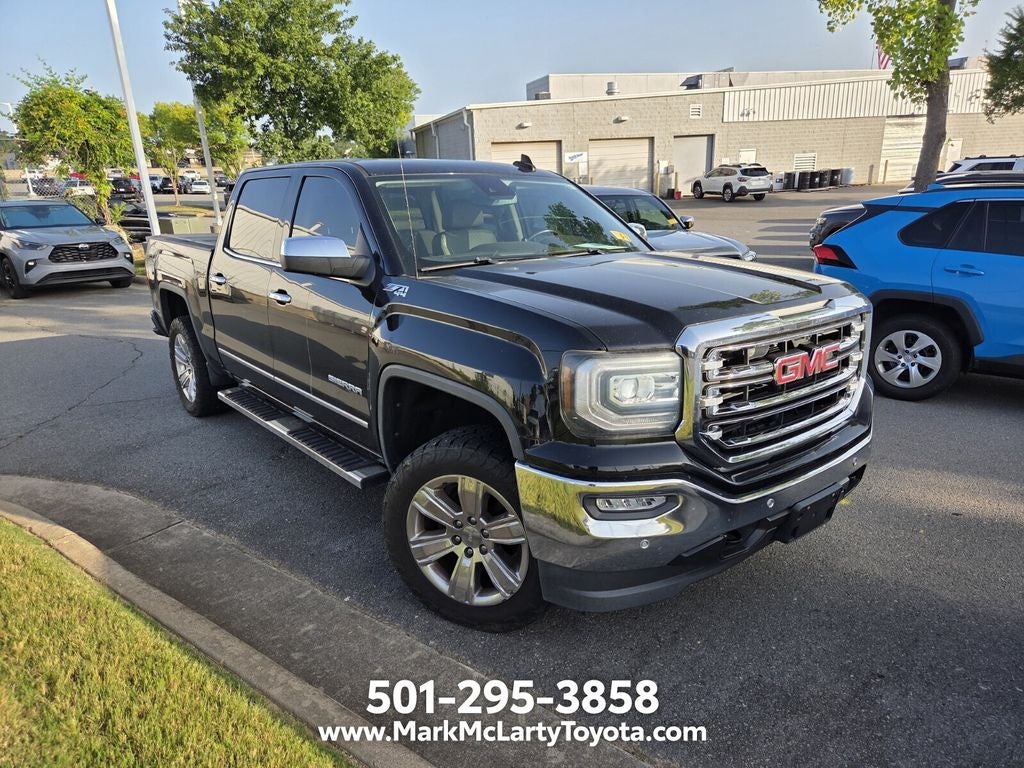 Used 2018 GMC Sierra 1500 SLT with VIN 3GTU2NEJ9JG617307 for sale in Little Rock