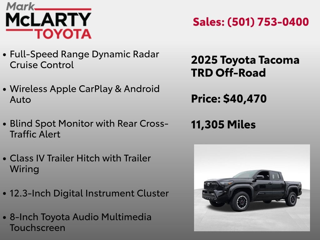 2025 Toyota Tacoma TRD Off-Road