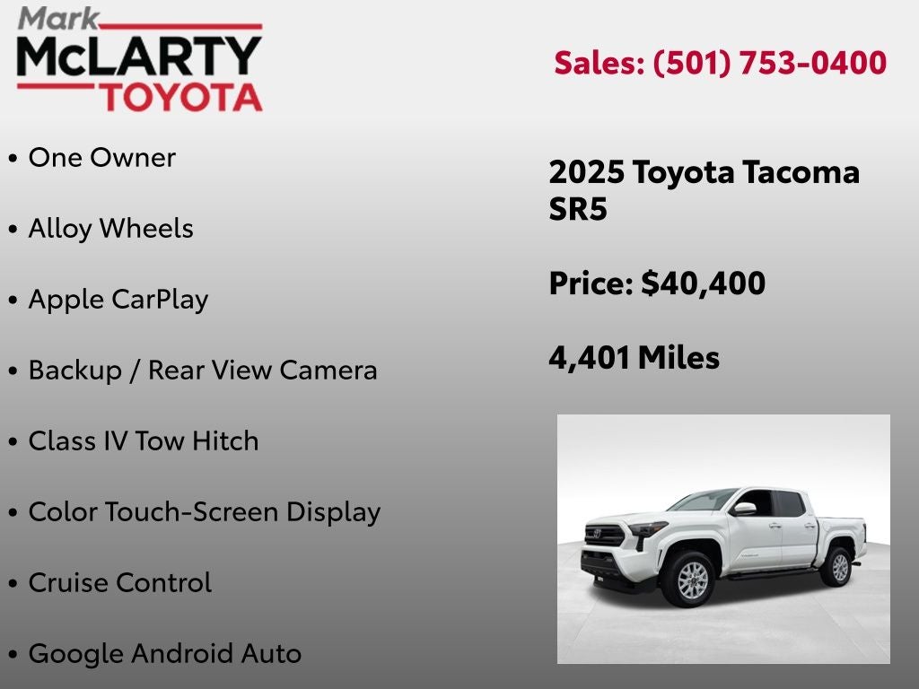 2025 Toyota Tacoma SR5