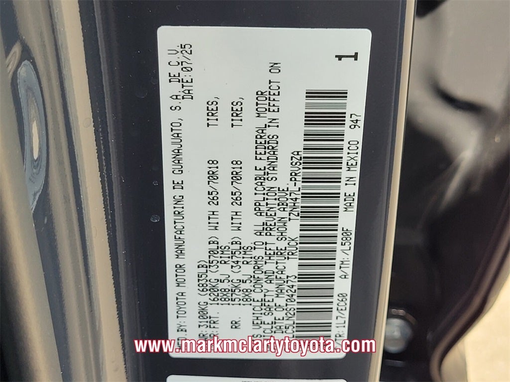 2025 Toyota Tacoma i-FORCE MAX Trailhunter