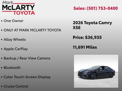 2026 Toyota Camry XSE