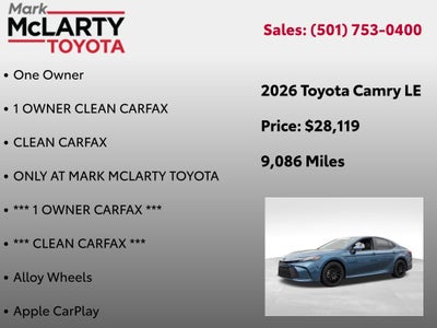 2026 Toyota CAMRY LE