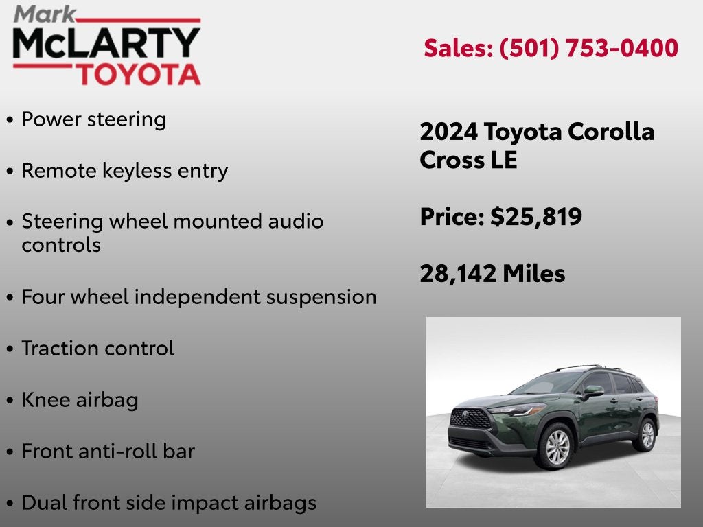 2024 Toyota Corolla Cross LE