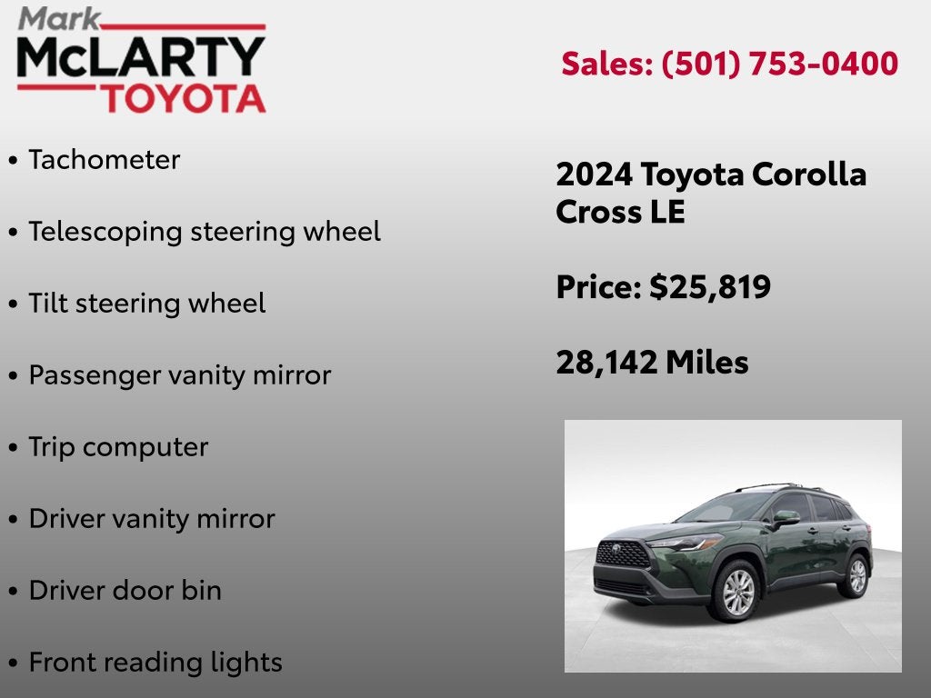 2024 Toyota Corolla Cross LE