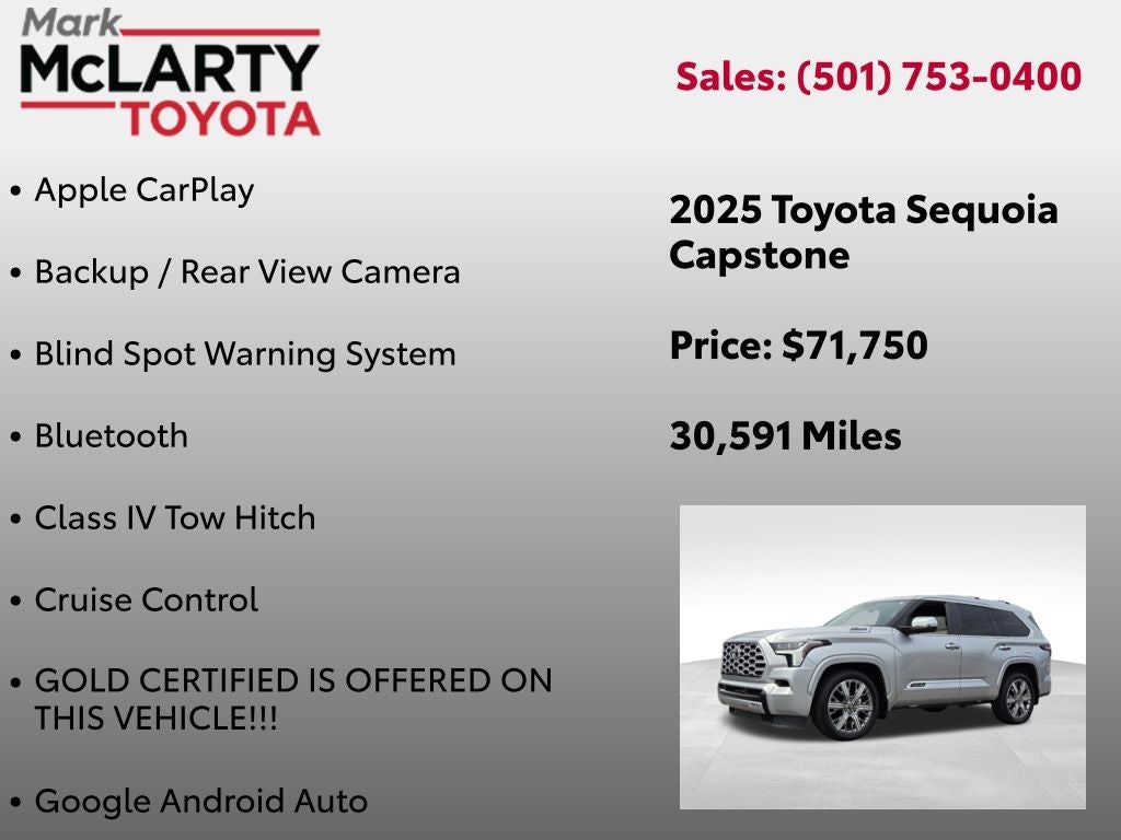 2025 Toyota SEQUOIA 4WD Capstone