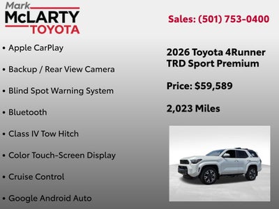 2026 Toyota 4RUNNER TRD Sport Premium