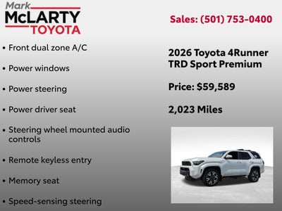 2026 Toyota 4RUNNER TRD Sport Premium