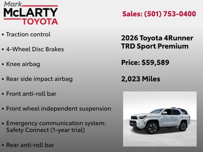 2026 Toyota 4RUNNER TRD Sport Premium