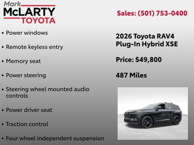2026 Toyota RAV4 XSE XSE
