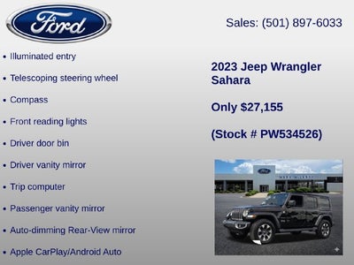 2023 Jeep Wrangler Sahara