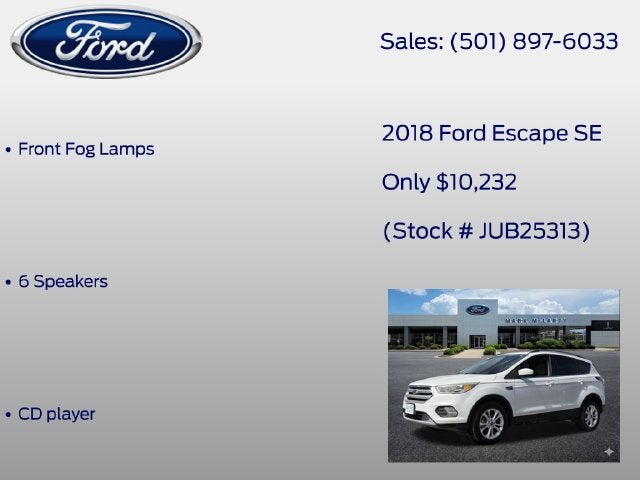 2018 Ford Escape SE