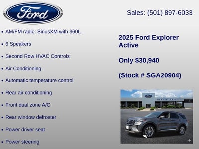 2025 Ford Explorer Active
