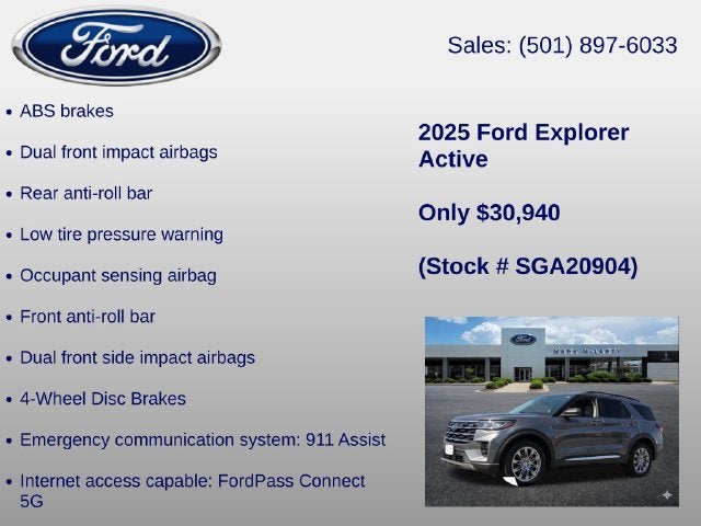 2025 Ford Explorer Active