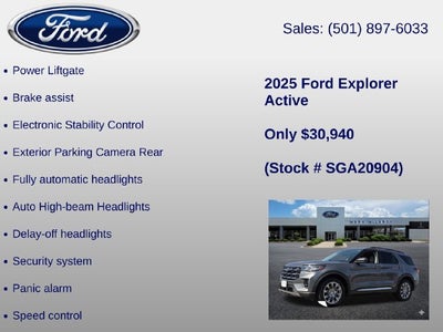 2025 Ford Explorer Active