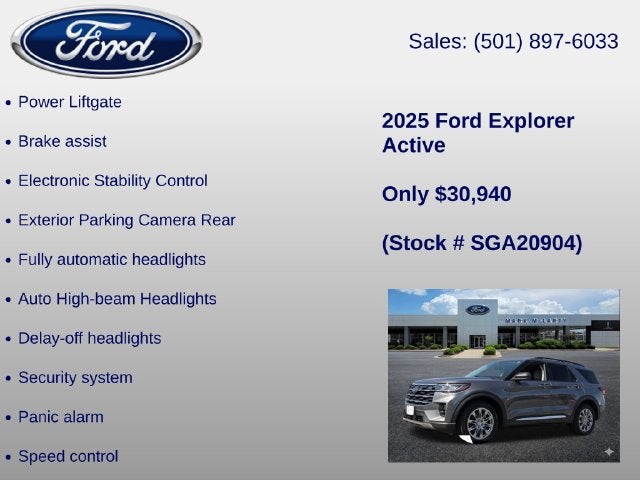2025 Ford Explorer Active
