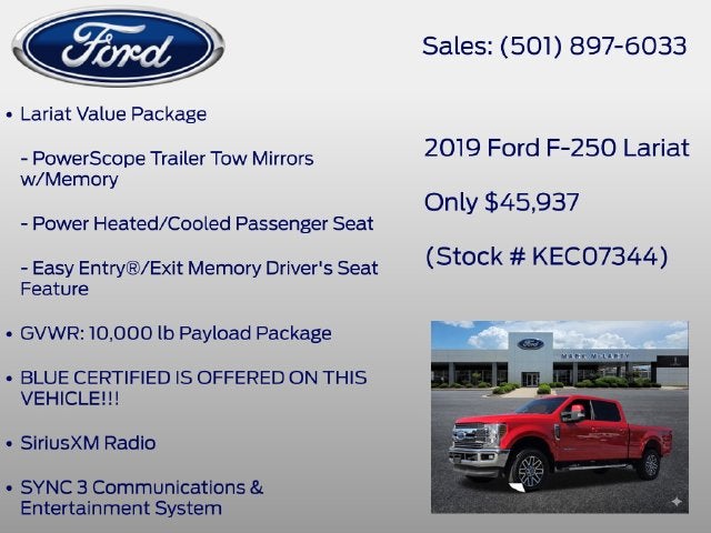 2019 Ford F-250SD Lariat