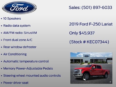 2019 Ford F-250SD Lariat
