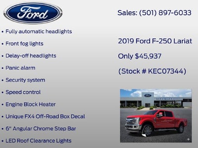 2019 Ford F-250SD Lariat