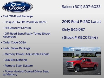 2019 Ford F-250SD Lariat