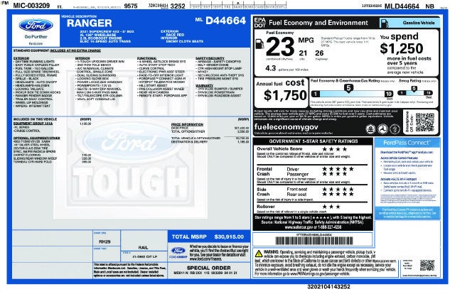 2021 Ford Ranger XL