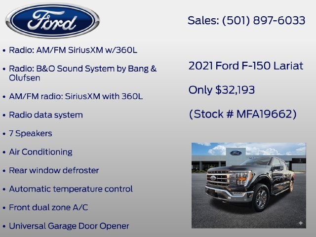 2021 Ford F-150 Lariat