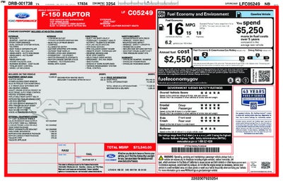 2020 Ford F-150 Raptor
