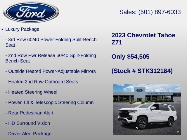 2023 Chevrolet Tahoe Z71