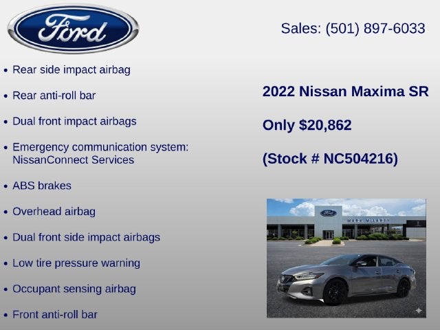 2022 Nissan Maxima SR