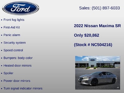 2022 Nissan Maxima SR