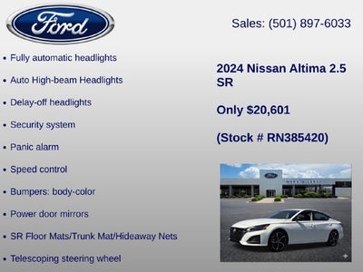 2024 Nissan Altima 2.5 SR