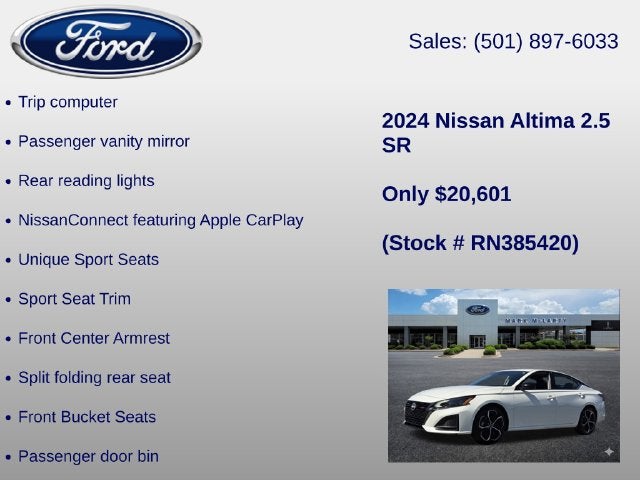 2024 Nissan Altima 2.5 SR