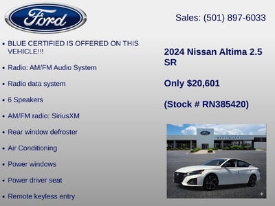 2024 Nissan Altima 2.5 SR