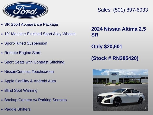 2024 Nissan Altima 2.5 SR