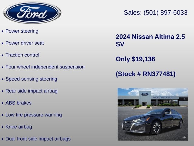 2024 Nissan Altima 2.5 SV