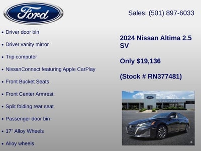 2024 Nissan Altima 2.5 SV