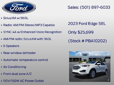 2023 Ford Edge SEL