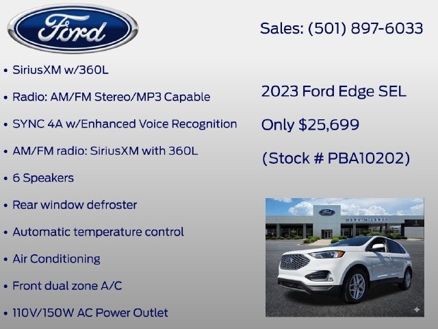 2023 Ford Edge SEL