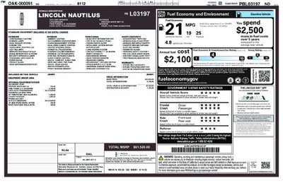 2023 Lincoln Nautilus Reserve