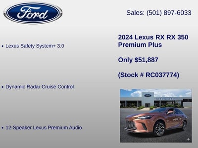 2024 Lexus RX 350 Premium Plus