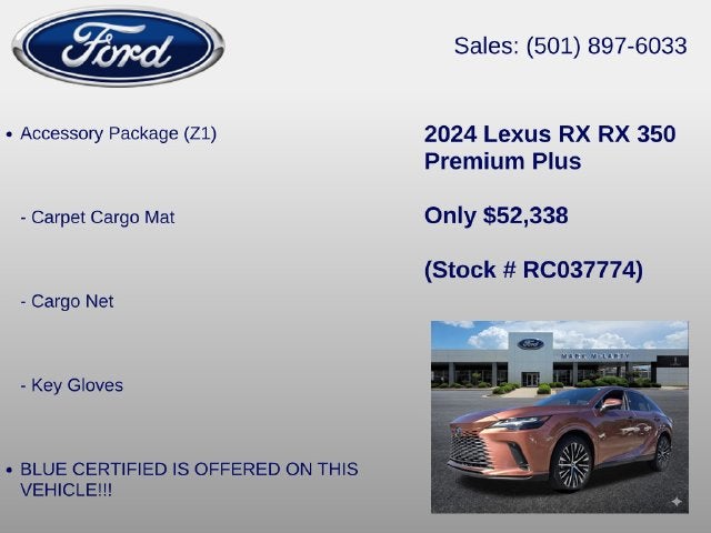 2024 Lexus RX 350 Premium Plus