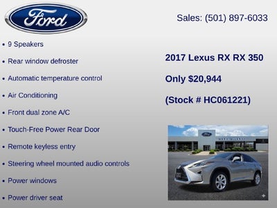 2017 Lexus RX 350