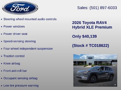 2026 Toyota RAV4 XLE Premium