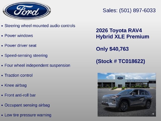 2026 Toyota RAV4 XLE Premium
