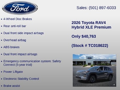 2026 Toyota RAV4 XLE Premium