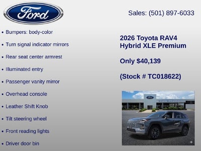 2026 Toyota RAV4 XLE Premium