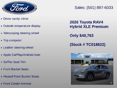 2026 Toyota RAV4 XLE Premium