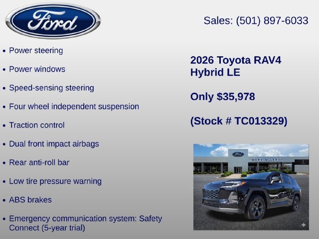 2026 Toyota RAV4 LE